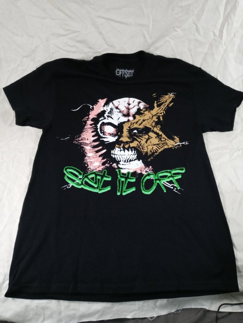 Offset Band Mens Graphic T Shirt Size Medium